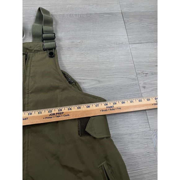 Vintage Military Overalls S Green Air Crewmen Insulated Bibs Carter Aramid - Picture 8 of 14